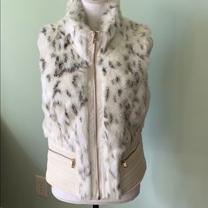 Ci Sono by Cavalini Faux Fur Vest